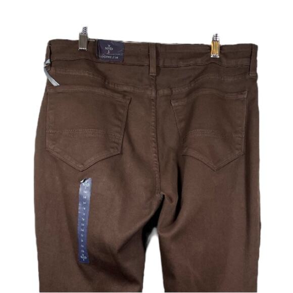NYDJ Women’s Jeggjng Jeans Slim Ankle Slimming Stretch Brown Caribou New Size 14 - Picture 5 of 10